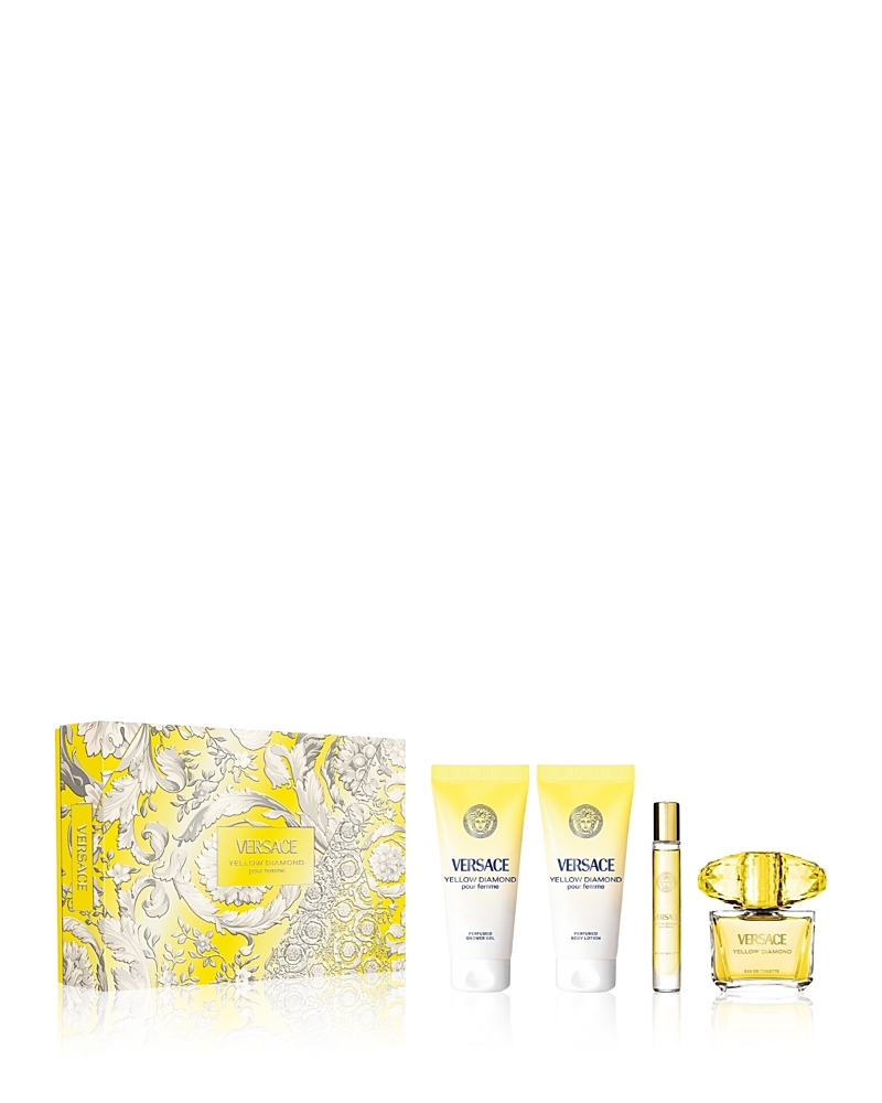 Versace Yellow Diamond Pour Femme Eau De Toilette Gift Set ($219 Value) In Multi