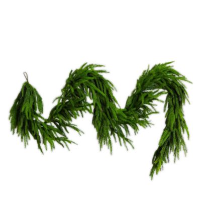 Artificial Real Touch Norfolk Island Pine 10' Garland with Natural Look