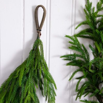 Artificial Real Touch Norfolk Island Pine 15' Garland with Natural Look