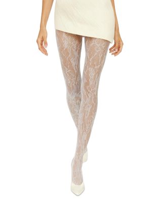 Venise Lace Fishnet Tights