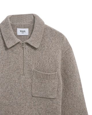 Alpha Quarter Zip Polo Sweater