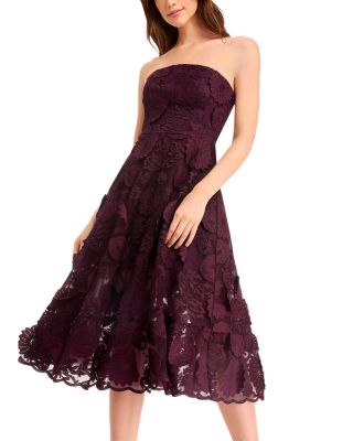 Kailyn Strapless Lace Dress