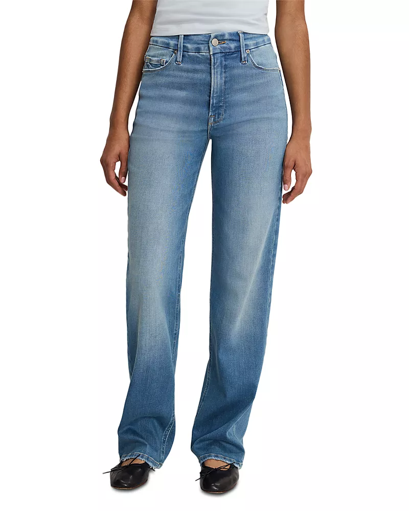 Good American Good True Straight Jeans in Indigo1125