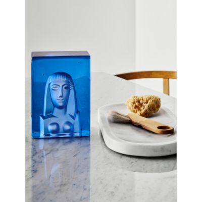 Azur She Blue Molded Glass D&eacute;cor