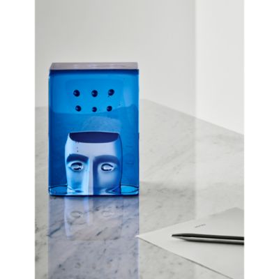 Azur Think Blue Molded Glass D&eacute;cor