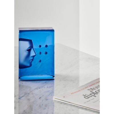 Azur Look Blue Molded Glass D&eacute;cor