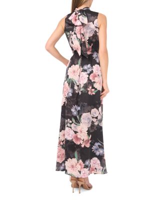 Alina Bow Tie Sleeveless Maxi Dress