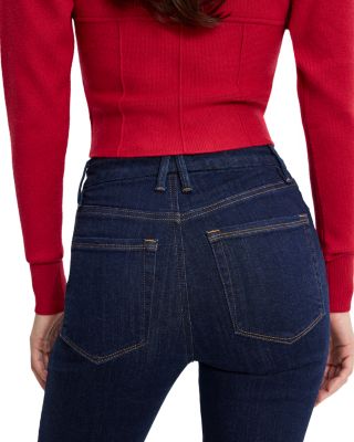 Good Legs Crop Mini Boot Jeans in Indigo1153