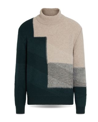 Cashmere and Mohair Turtleneck Sweater