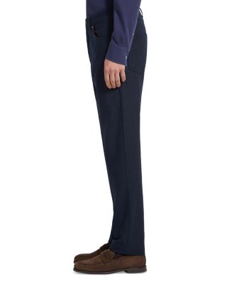 Slim Fit Wool and Cashmere Roccia Pants