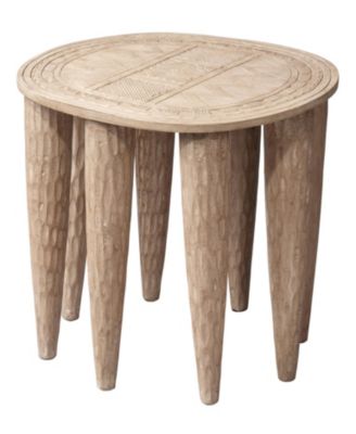  Naga Mango Wood Side Table