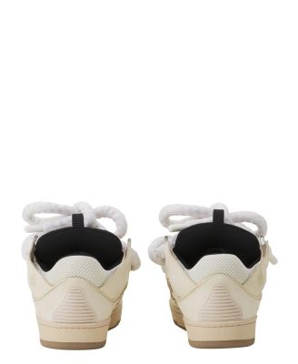  Curb Sneakers In Leather With Snake Laces