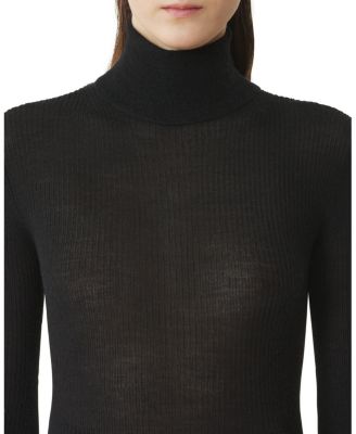  Merino Wool and Silk Turtleneck Sweater