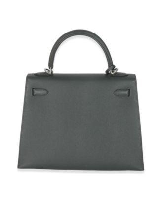 Sellier Kelly 25 Leather Handbag