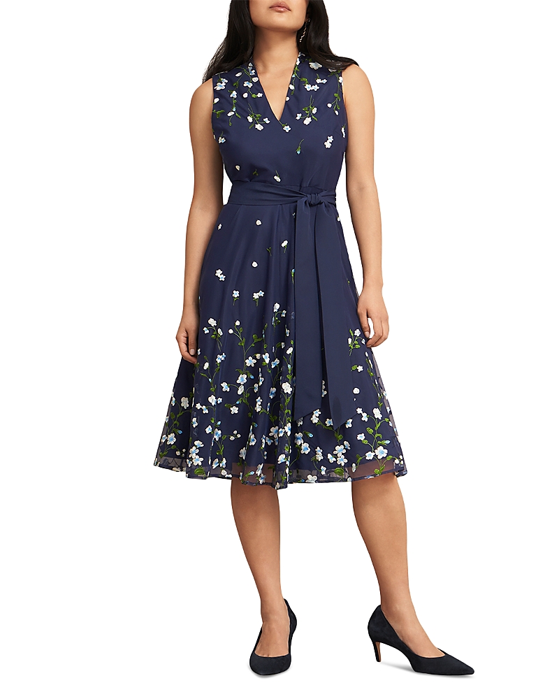 Hobbs London Petite Aria Embroidered Dress