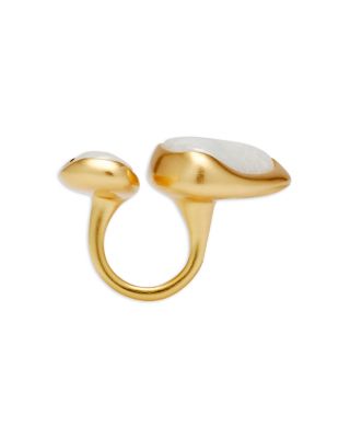Cleo Mother Of Pearl Open Ring 