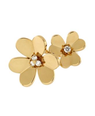 Frivole Between the Finger Ring 18K Gold with Diamonds