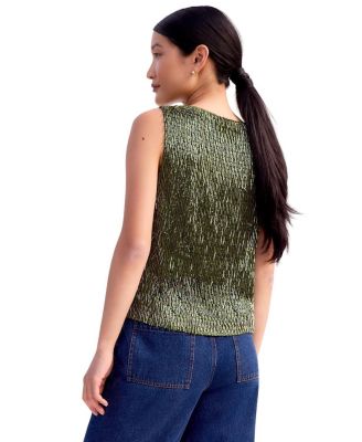  Sequin Shell Tank Top