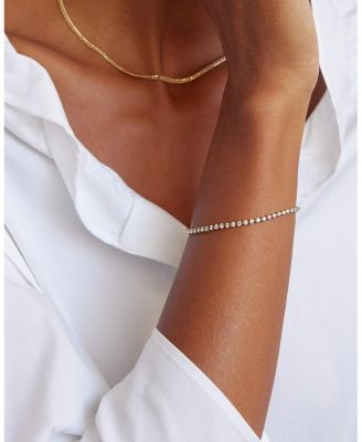  Tennis Bracelet, Petite in 14K Gold, 2.60ctw Round Brilliant Lab Grown Diamonds, 7"