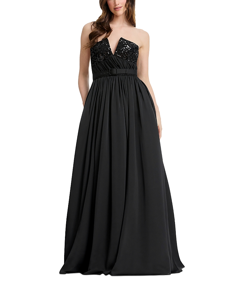 Dress the Population Kristine Strapless Gown