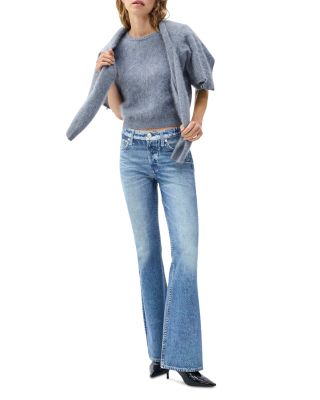 Miramar Ponte Dahlia Mid Rise Sweatpant Jeans in Minet