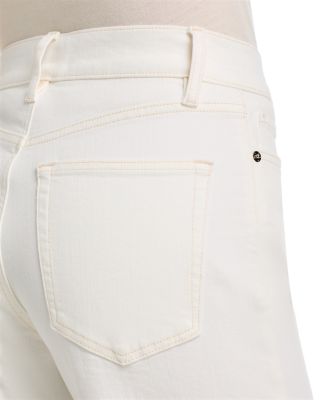 Le Pixie High Rise Ankle Slim Palazzo Jeans in Au Natural