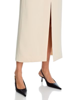 Harry Front Slit Midi Skirt