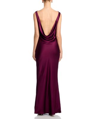 Low Back Drape Gown