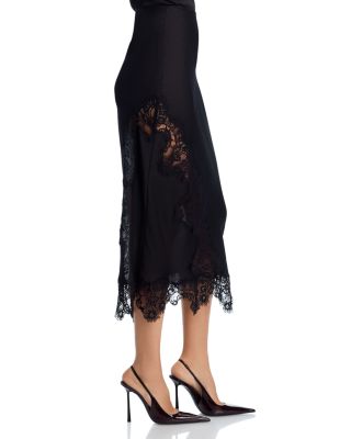 Lace Inset Slip Skirt - Exclusive