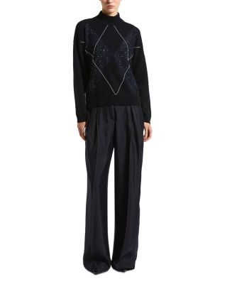 Inverted Pleat Pants