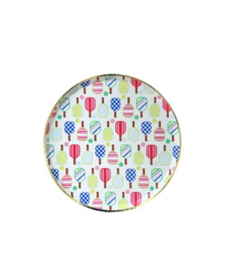 Pickleball Social Club Paper Dessert Plates, Set of 8
