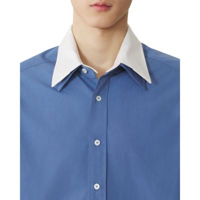 Oversized Striped Cotton Poplin Shirt