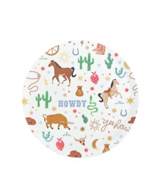 Yeehaw Cowboy Small Paper Plates, Set of 8