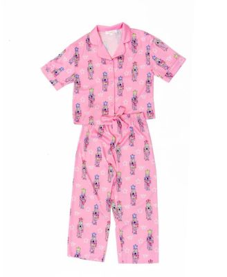 Girls' Silky Graffiti Nutcracker Short Sleeve Pants Set - Little Kid, Big Kid