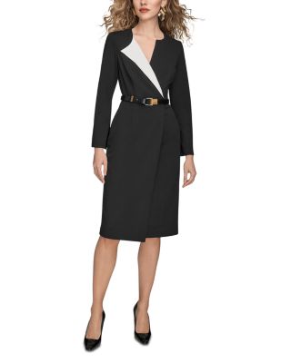Belted Blazer Dress