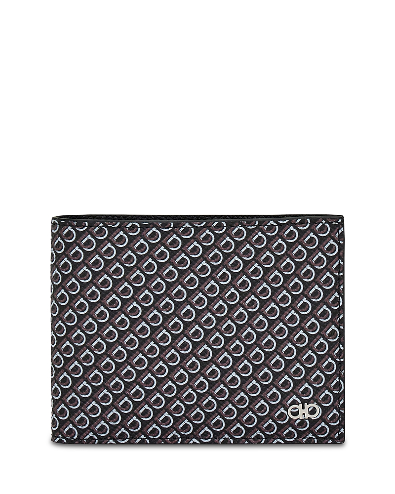Ferragamo Gancini Printed Bifold Wallet Ferragamo Gancini Printed Bifold Wallet