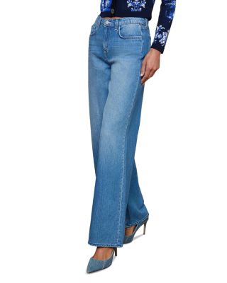 Alicent High Rise Wide Leg Jeans in Figueroa