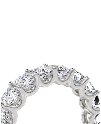 Eternity Band in Platinum, 7.5ctw Princess Lab Grown Diamonds