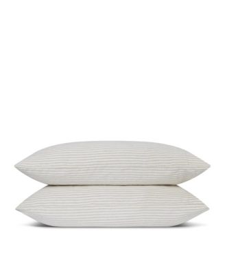 Stripe Linen Pillowcase Pair, Standard