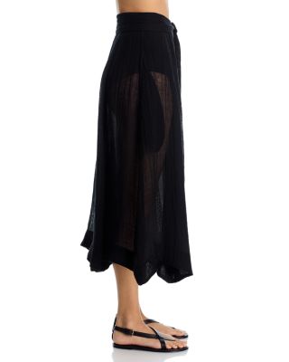 Tie Waist Cover-Up Skirt