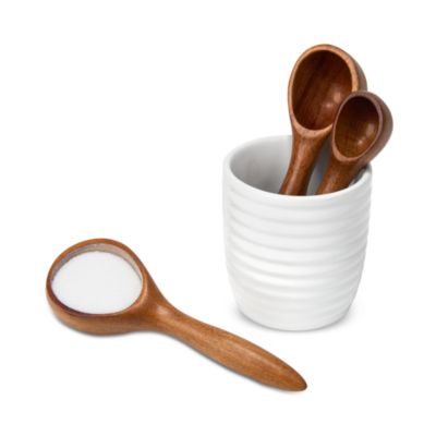 Breaking Bread Measuring Spoons and Canister, Set of Four