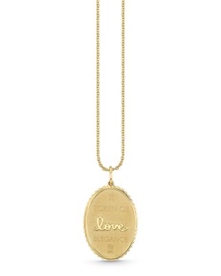 14K Yellow Gold Diamond & Opal October Birth Flower Charm Pendant Necklace, 16"