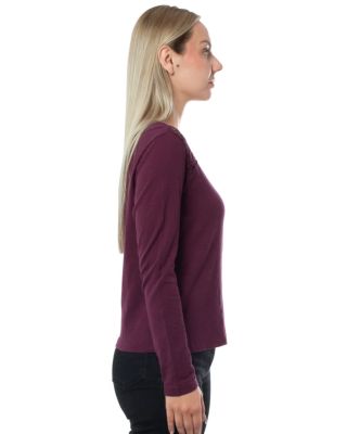 Mixed Media Lace Inset Tee