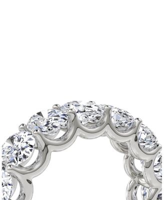 Eternity Band in Platinum, 7.5ctw Oval Lab Grown Diamonds