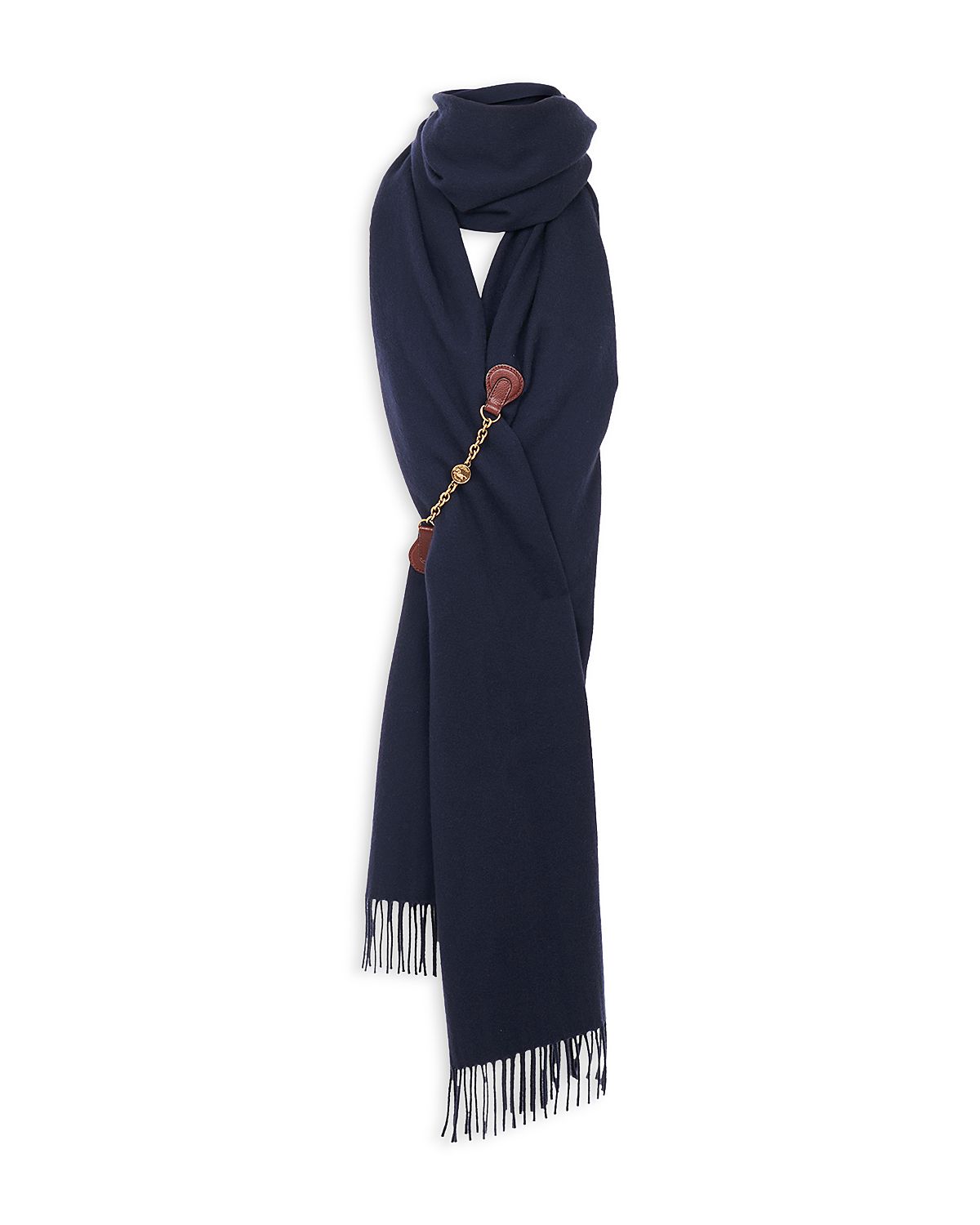 Chloe Horse Medal Wool Scarf
