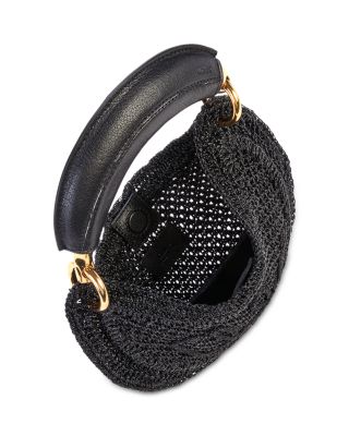 Summer Banana Mini Crocheted Hobo Bag