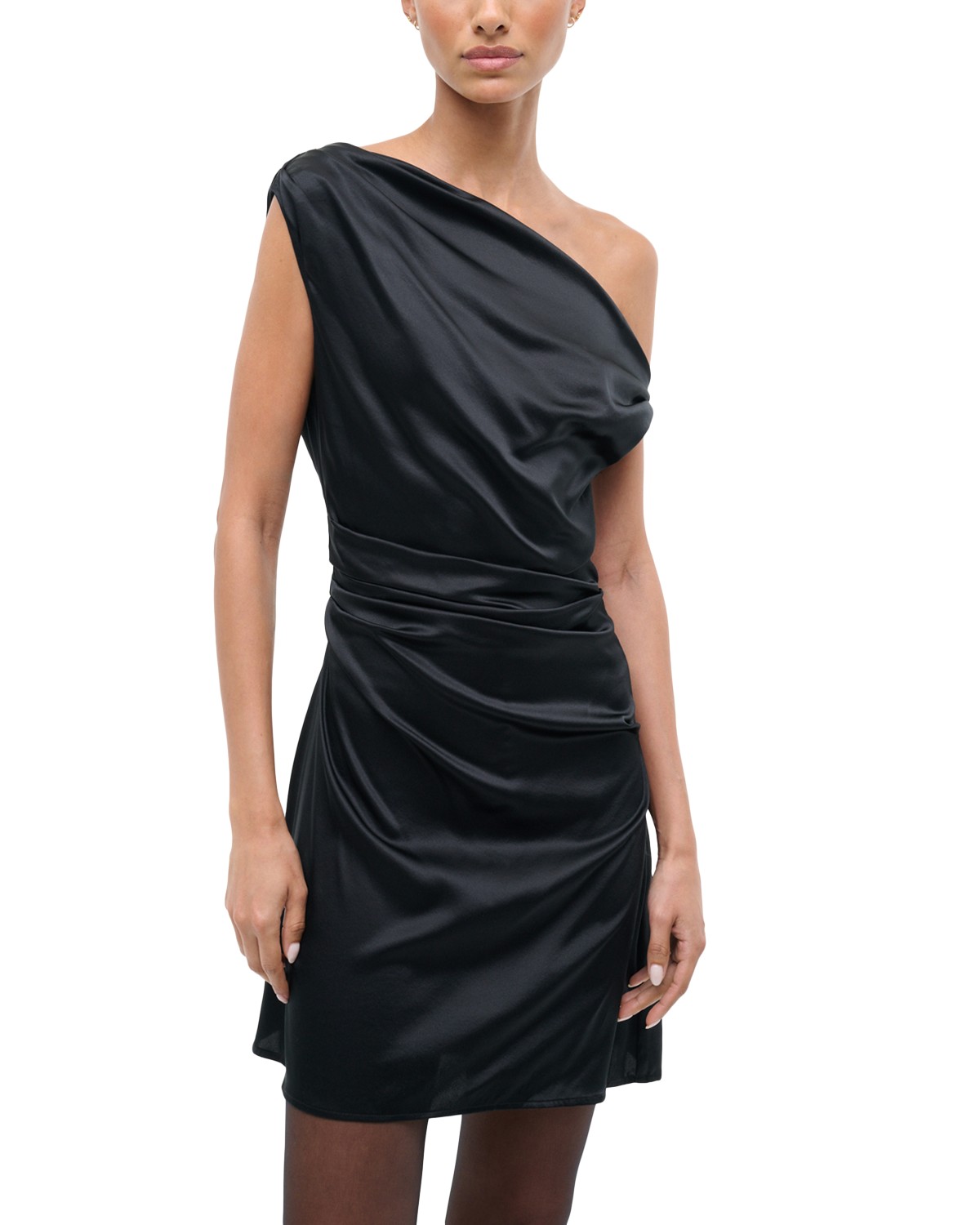Staud Phare Silk Stretch Mini Dress