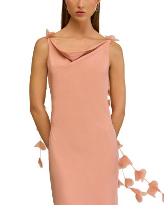 Nymeria 3D Floral Open Back Gown