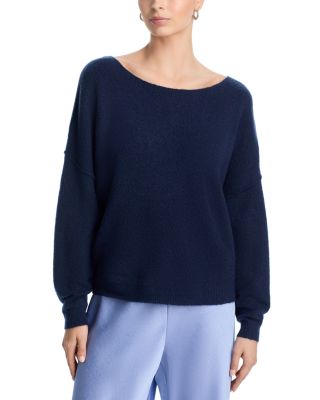Boat Neck Drop Sleeve Sweater
