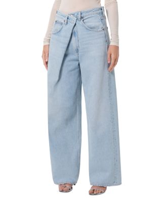 The Vana Fold Jeans in Super Pale Indigo